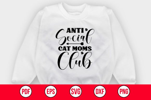 Anti Social Cat Moms Club