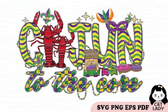 Cajun to the Core SVG PNG Sublimation