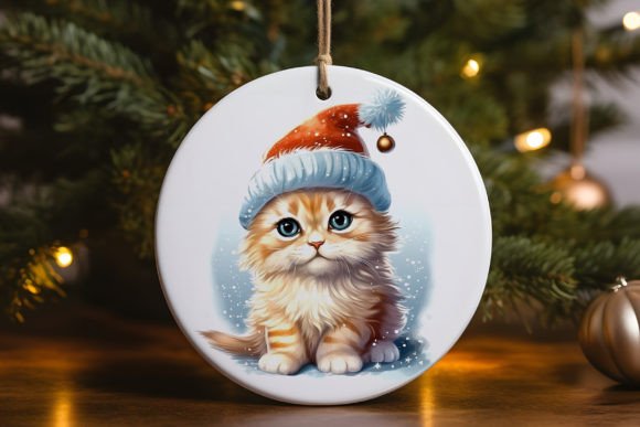Cat Puppy Isolate Ornament