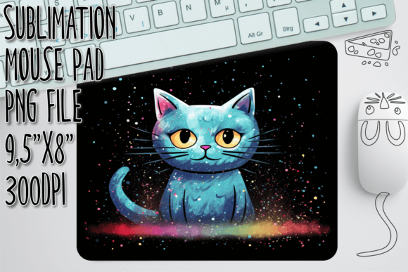 Joyful Cat Moments Mouse Pad Sleeve
