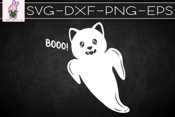 Scary Cute Ghost Cat