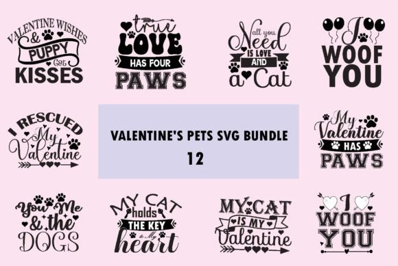 VALENTINE S PETS SVG BUNDLE